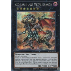 [ Bài Yugioh Chính Hãng ] Red-Eyes Flare Metal Dragon - RC04-AE039