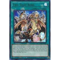 [ Bài Yugioh Chính Hãng ] Ties That Bind - LEDE-EN053 - Ultra Rare 1st Edition