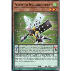 [ Bài Yugioh Chính Hãng ] CR06-AE017 Speedroid Dominobutterfly - Common