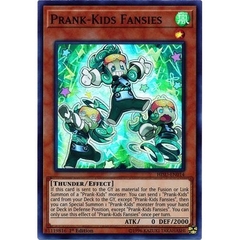 [ Bài Yugioh Chính Hãng ] Prank-Kids Fansies - HISU-EN014 - Super Rare 1st Edition