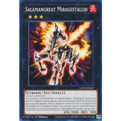 [ Bài Yugioh Chính Hãng ] Salamangreat Miragestallio - LD10-EN010 - Common 1st Edition