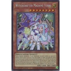 [Thẻ Bài Yugioh Chính Hãng] Witchcrafter Madame Verre (chibi art) - MAMO-EN031 - Secret Rare