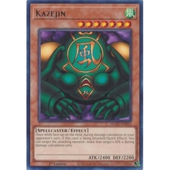 [ Bài Yugioh Chính Hãng ] Kazejin - MAZE-EN033 - Rare 1st Edition