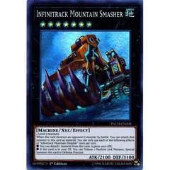 [ Bài Yugioh Chính Hãng ] Infinitrack Mountain Smasher - INCH-EN008 - Super Rare 1st Edition