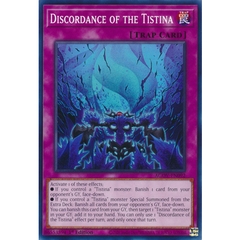 [ Bài Yugioh Chính Hãng ] Discordance of the Tistina - AGOV-EN092 - Common 1st Edition