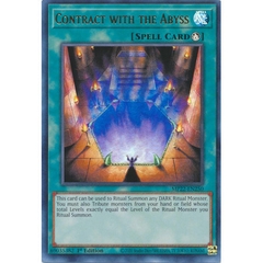 [ Bài Yugioh Chính Hãng ] Contract with the Abyss - MP22-EN250 - Ultra Rare 1st Edition
