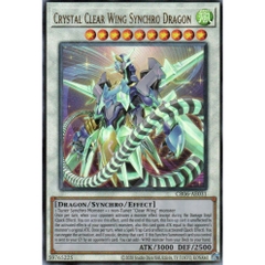 [ Bài Yugioh Chính Hãng ] CR06-AE031 Crystal Clear Wing Synchro Dragon - Ultimate Rare