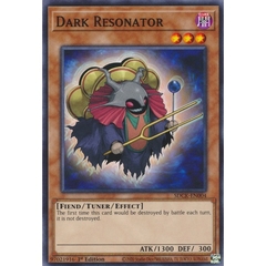 [ Bài Yugioh Chính Hãng ] Dark Resonator - SDCK-EN004 - Common 1st Edition