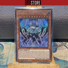 [ Bài Yugioh Chính Hãng ] Crystal God Tistina - DUNE-EN089 - Secret Rare 1st Edition