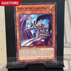 [ Bài Yugioh Chính Hãng ] Rider of the Storm Winds - Common - SDRB-AE009