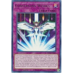 [ Bài Yugioh Chính Hãng ] Converging Wishes - KICO-EN059 - Rare 1st Edition