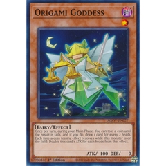 [ Bài Yugioh Chính Hãng ] Origami Goddess - AGOV-EN027 - Common 1st Edition