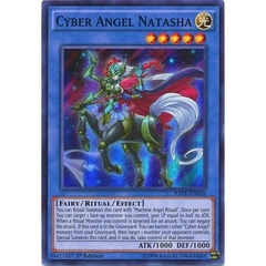 [ Bài Yugioh Chính Hãng ] Cyber Angel Natasha - RATE-EN036 - Super Rare 1st Edition
