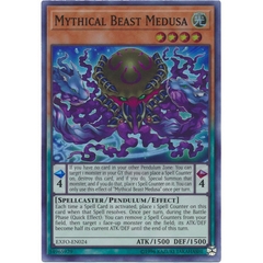 [ Bài Yugioh Chính Hãng ] Mythical Beast Medusa - EXFO-EN024 - Super Rare