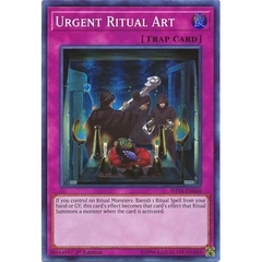 [ Bài Yugioh Chính Hãng ] Urgent Ritual Art - SHVA-EN060 - Super Rare 1st Edition