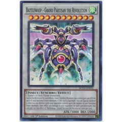 [ Bài Yugioh Chính Hãng ] Battlewasp - Grand Partisan the Revolution - ROTA-EN036 - Super Rare 1st Edition