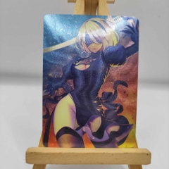 [Thẻ Nhân Phẩm Custom] Thẻ Bo Góc Anime Hình Nhân Vật NIER AUTOMATA Chất Lượng Cao