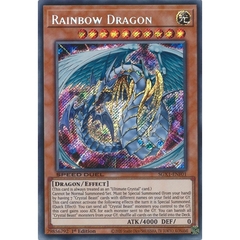 [ Bài Yugioh Chính Hãng ] Rainbow Dragon - SGX1-ENF01 - Secret Rare 1st Edition