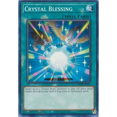[ Bài Yugioh Chính Hãng ] Crystal Blessing - SDCB-EN021 - Common 1st Edition
