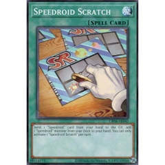 [ Bài Yugioh Chính Hãng ] CR06-AE042 Speedroid Scratch - Common
