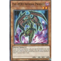 [ Bài Yugioh Chính Hãng ] CR06-AE001 Evil HERO Infernal Prodigy - Common