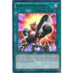 [ Bài Yugioh Chính Hãng ] Igknight Reload - DOCS-EN061 - Ultra Rare 1st Edition