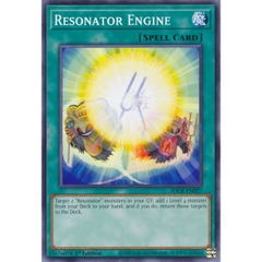 [ Bài Yugioh Chính Hãng ] Resonator Engine - SDCK-EN027 - Common 1st Edition