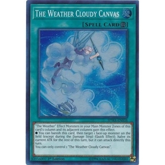 [ Bài Yugioh Chính Hãng ] The Weather Cloudy Canvas - SPWA-EN038 - Super Rare 1st Edition