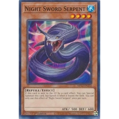 [ Bài Yugioh Chính Hãng ] Night Sword Serpent - MP22-EN232 - Common 1st Edition