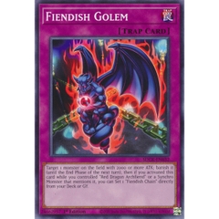 [ Bài Yugioh Chính Hãng ] Fiendish Golem - SDCK-EN032 - Common 1st Edition