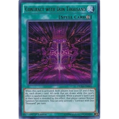 [ Bài Yugioh Chính Hãng ] Contract with Don Thousand - DUSA-EN041 - Ultra Rare 1st Edition