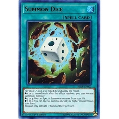 [ Bài Yugioh Chính Hãng ] Summon Dice - BLRR-EN002 - Ultra Rare 1st Edition
