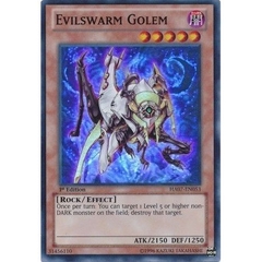 [ Bài Yugioh Chính Hãng ] Evilswarm Golem - HA07-EN053 - Super Rare 1st Edition