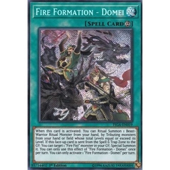 [ Bài Yugioh Chính Hãng ] Fire Formation - Domei - FIGA-EN019 - Secret Rare 1st Edition