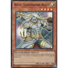 [ Bài Yugioh Chính Hãng ] CR04-AE102 Wulf, Lightsworn Beast - Ultra Rare