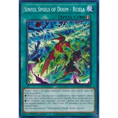 [ Bài Yugioh Chính Hãng ] Sinful Spoils of Doom - Rciela - AGOV-EN055 - Common 1st Edition