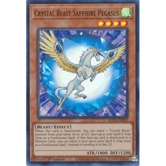 [ Bài Yugioh Chính Hãng ] Crystal Beast Sapphire Pegasus - BLCR-EN053 - Ultra Rare 1st Edition