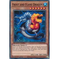 [ Bài Yugioh Chính Hãng ] Frost and Flame Dragon - SGX2-ENE04 - Common 1st Edition