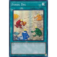 [ Bài Yugioh Chính Hãng ] Fossil Dig - RA01-EN053 - Super Rare