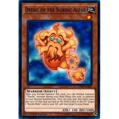 [ Bài Yugioh Chính Hãng ] Dverg of the Nordic Alfar - LEHD-ENB05 - Common 1st Edition