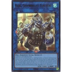 [Thẻ Bài Yugioh Chính Hãng] Keel, Shipwright Fur Hire - MAMO-EN092 - Ultra Rare