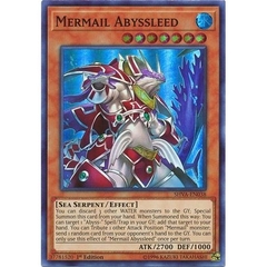 [ Bài Yugioh Chính Hãng ] Mermail Abyssleed - SHVA-EN038 - Super Rare 1st Edition