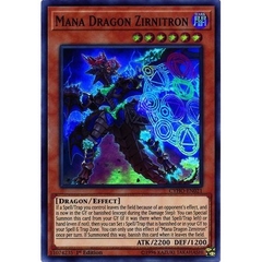 [ Bài Yugioh Chính Hãng ] Mana Dragon Zirnitron - CYHO-EN021 - Super Rare 1st Edition