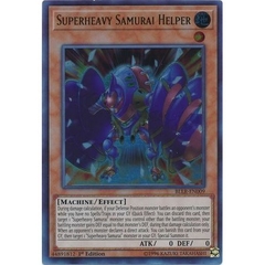 [ Bài Yugioh Chính Hãng ] Superheavy Samurai Helper - BLLR-EN009 - Ultra Rare 1st Edition