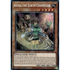 [ Bài Yugioh Chính Hãng ] Aussa the Earth Channeler - MP24-EN061 - Prismatic Secret Rare 1st Edition