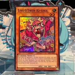 [ Bài Yugioh Chính Hãng ] SLF1-AE081 Live Twin Ki-sikil - Super Rare