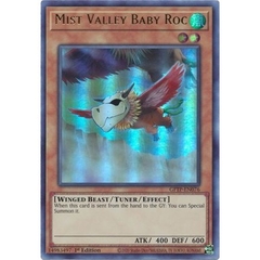 [ Bài Yugioh Chính Hãng ] Mist Valley Baby Roc - GFTP-EN076 - Ultra Rare 1st Edition