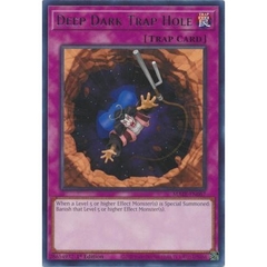 [ Bài Yugioh Chính Hãng ] Deep Dark Trap Hole - MAZE-EN067 - Rare 1st Edition