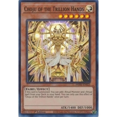 [ Bài Yugioh Chính Hãng ] Choju of the Trillion Hands - PHHY-EN023 - Super Rare 1st Edition