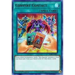 [ Bài Yugioh Chính Hãng ] Convert Contact - BLRR-EN055 - Ultra Rare 1st Edition